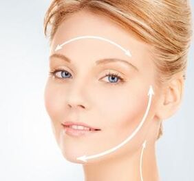 tightened facial lines after laser fractional rejuvenation
