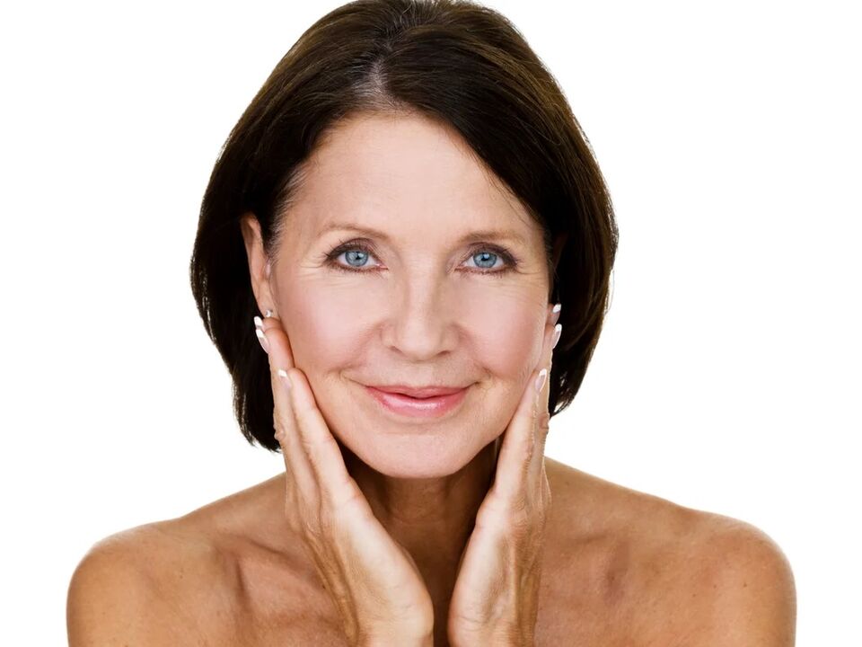 facial skin rejuvenation after 35 years - anti-aging cream Brilliance SF